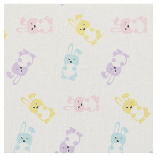 Easter rabbits fabric