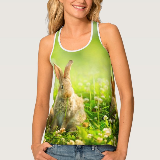 Easter Rabbits Tank Top (Front)