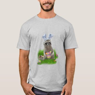 Easter Raccoon Bandit T-Shirt