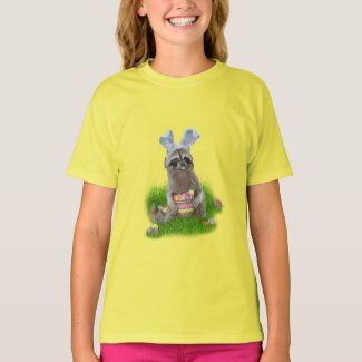 Easter Raccoon Bandit T-Shirt