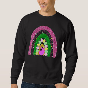 Easter Raibow Egg Pattern Purl Bunny 1 Sweatshirt