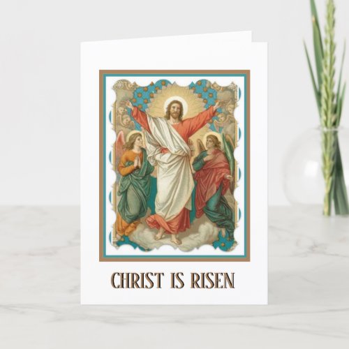 Easter Religious Blessings Prayer Vintage Holiday Card
