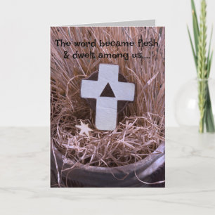 Easter Religious Christian "the Word became flesh Thank You Card