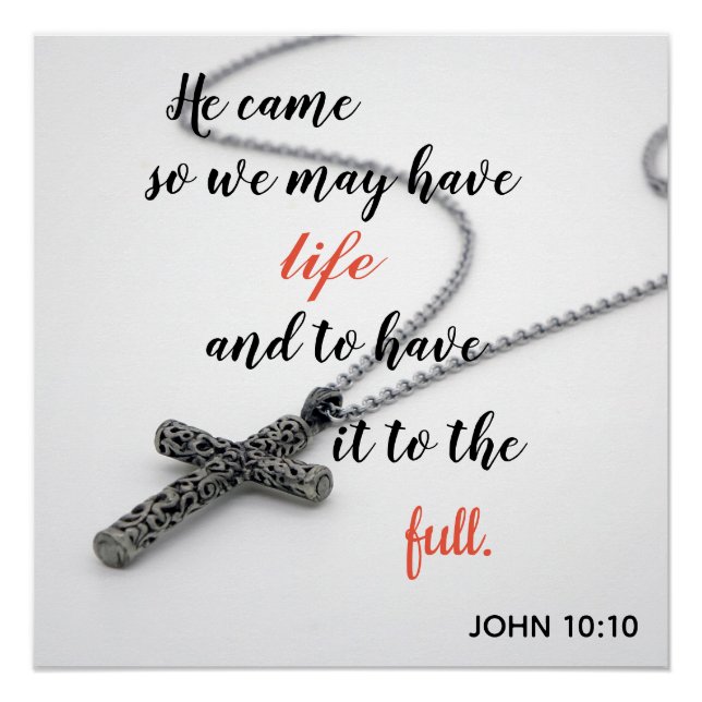 Easter, Religious Quote. Poster (Front)