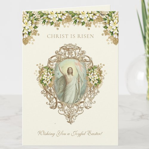 Easter Religious Resurrection Jesus Christian Holiday Card