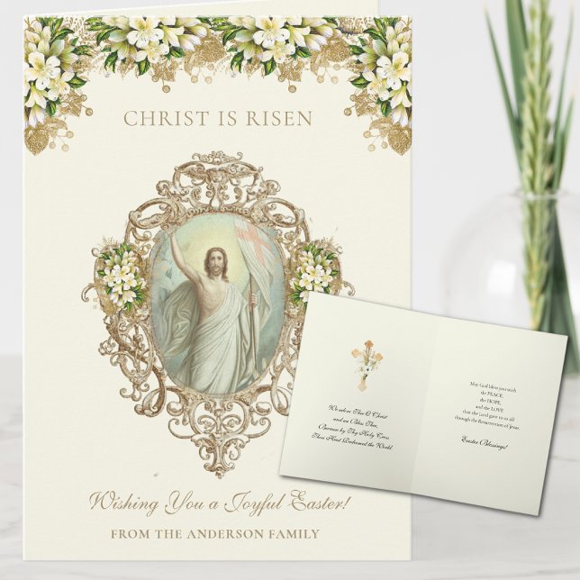 Easter Religious Resurrection Jesus Christian Holiday Card (Creator Uploaded)