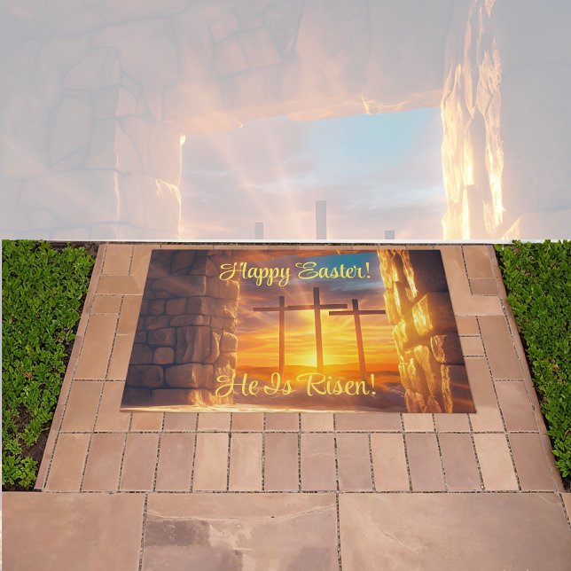 Easter Resurrection Celebration Doormat (Creator Uploaded)