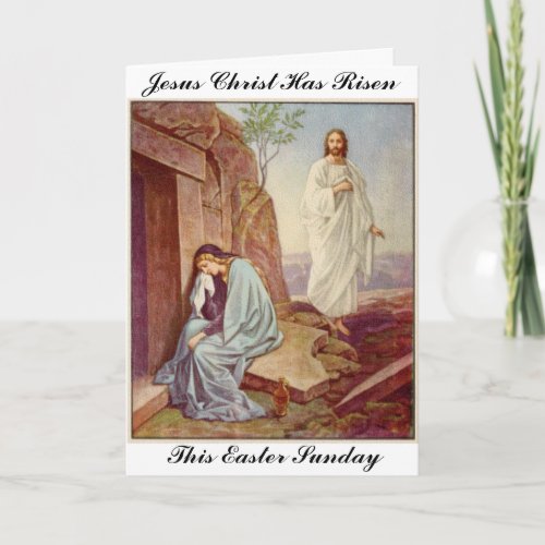 Easter Resurrection Day Holiday Card