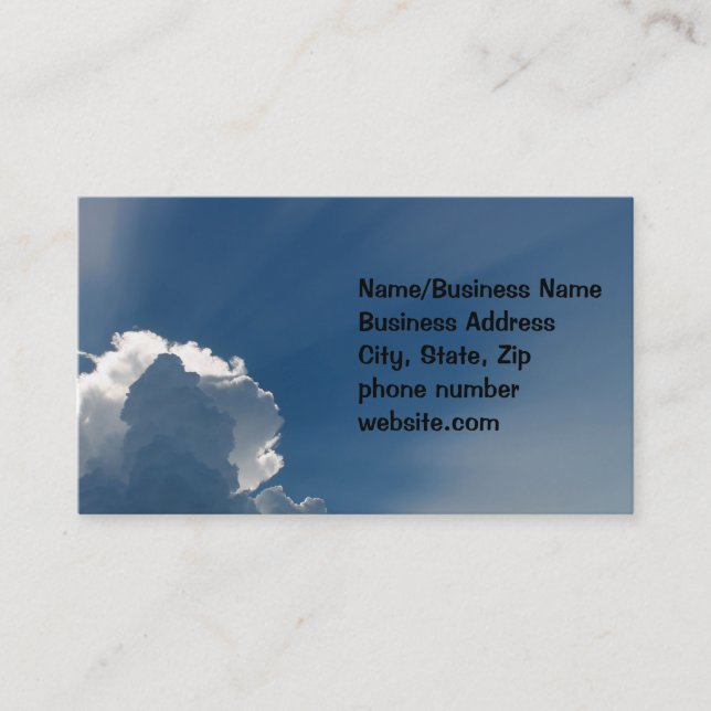 Easter Resurrection He Is Risen Jesus Rose Business Card (Front)