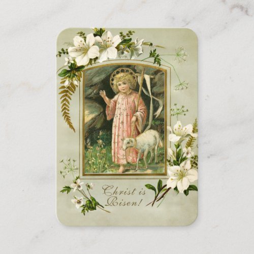 Easter Resurrection Holy Cards Paschal Prayer