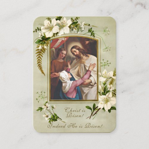 Easter Resurrection Holy Cards Paschal Prayer