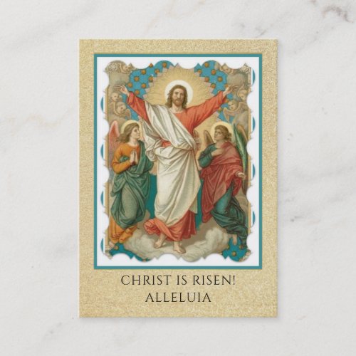 Easter Resurrection Holy Cards wprayer St John