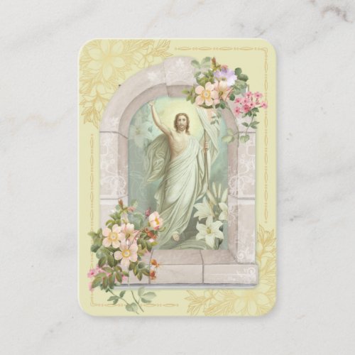 Easter Resurrection Holy Cards wprayer St John