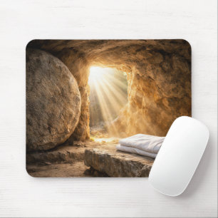 Easter Resurrection Morning Empty Tomb Mouse Pad