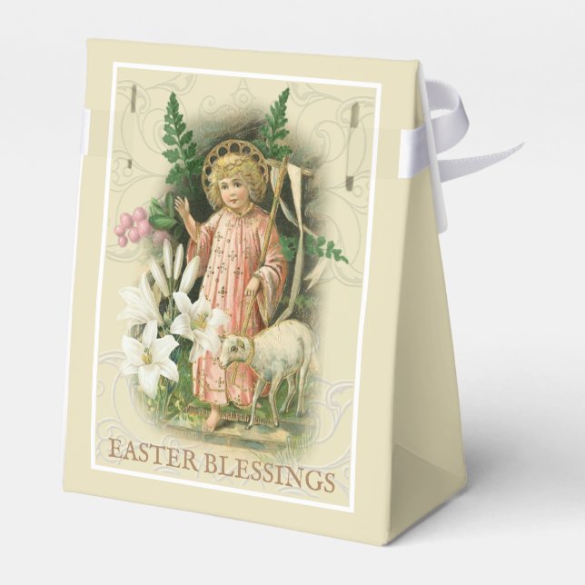 Easter Resurrection Pascha Prayer Favor Religious Boxes (Back Side)
