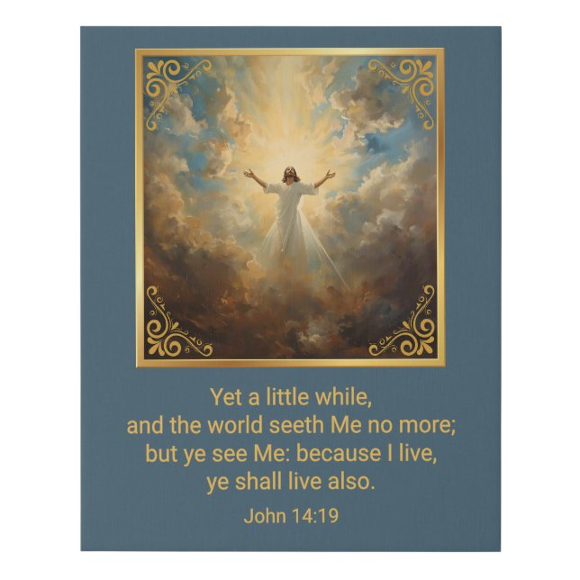 Easter Resurrection Religious  Faux Canvas Print (Front)
