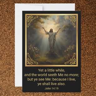 Easter Resurrection Religious Holiday Card