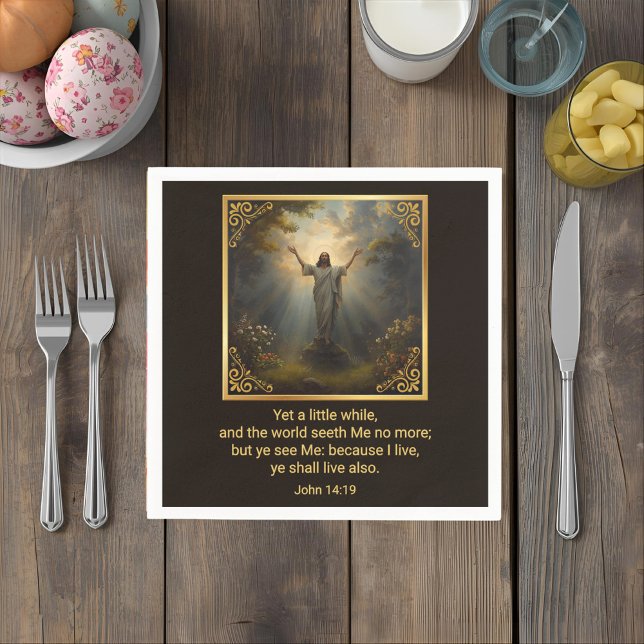 Easter Resurrection Religious Napkins (Creator Uploaded)