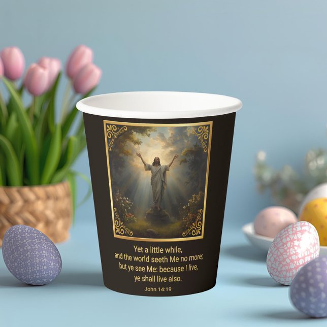 Easter Resurrection Religious Paper Cups (Creator Uploaded)
