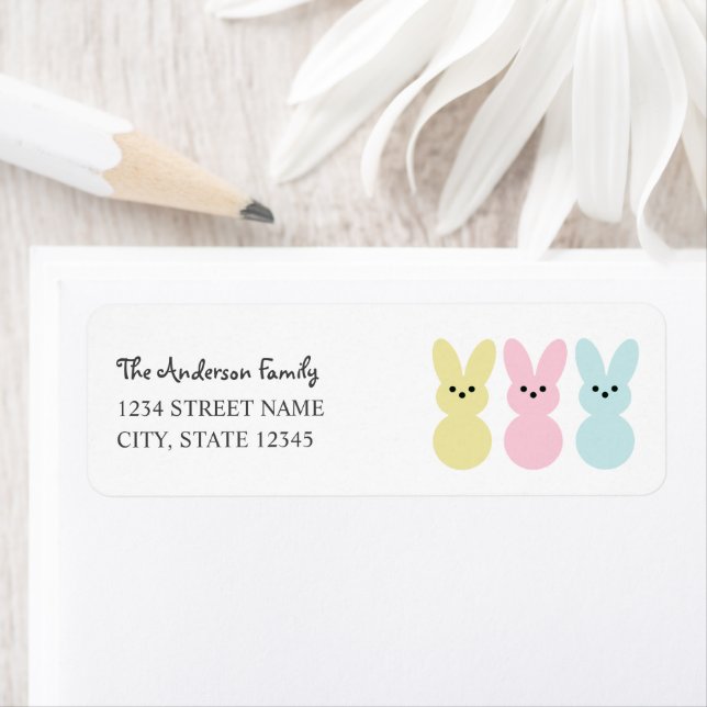 Easter Return Address Label (Insitu)