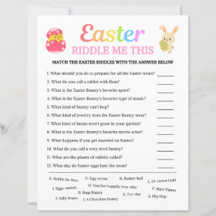 Easter Riddle Me This Game