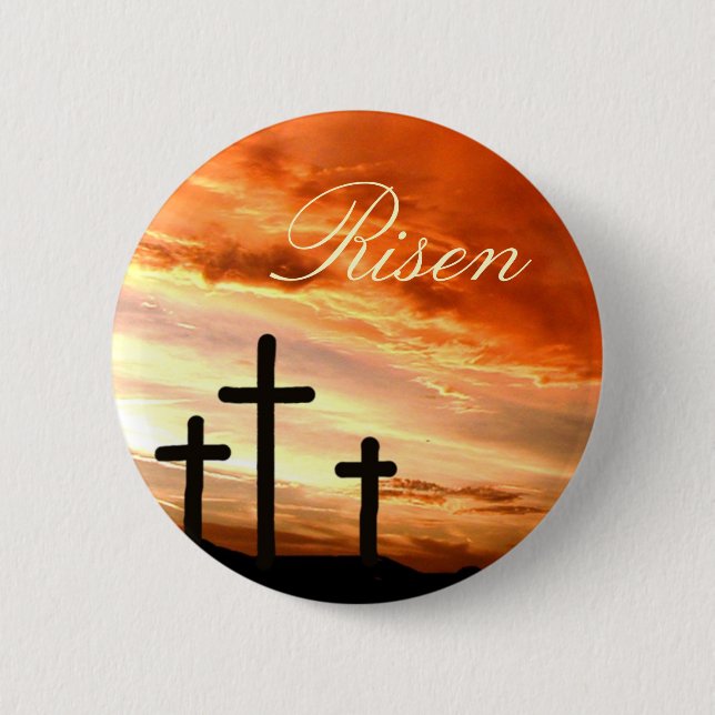 Easter risen button (Front)
