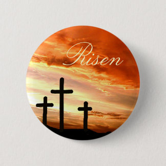Easter risen button