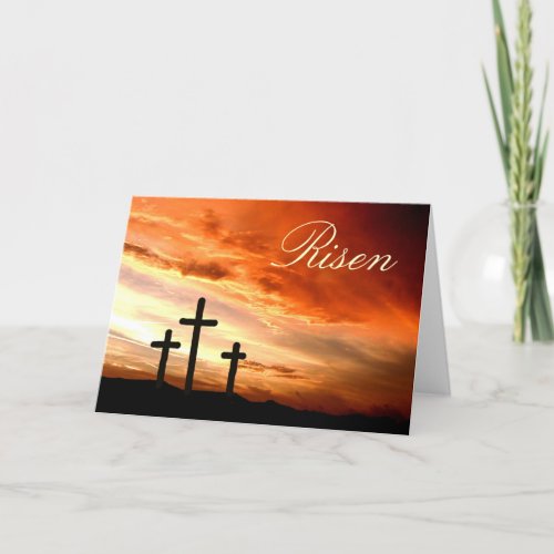 Easter Risen Holiday Card
