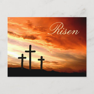 Easter Risen Holiday Postcard
