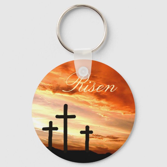 Easter risen keychain (Front)