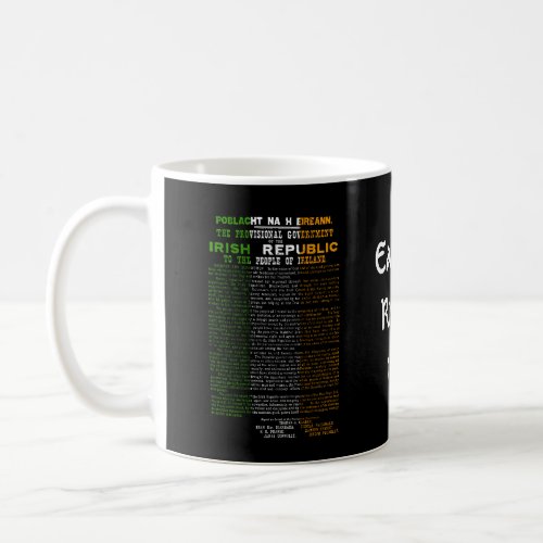 Easter Rising 1916 Irish Republican Proclaimation Coffee Mug