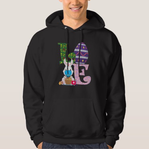 Easter RN Nurse with Eggs Stethoscope wear with Sc Hoodie