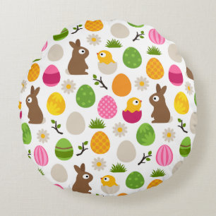 Easter Round Pillow