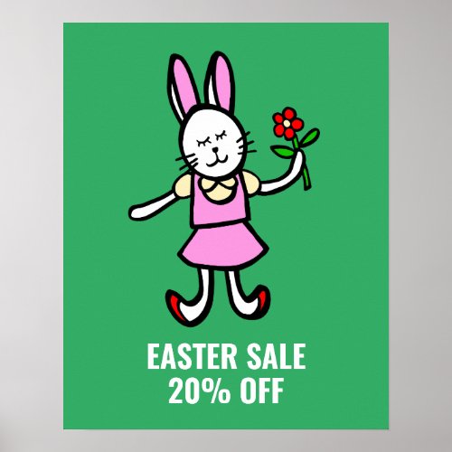 Easter Sale Sign  Customize Your Text Retail Poster