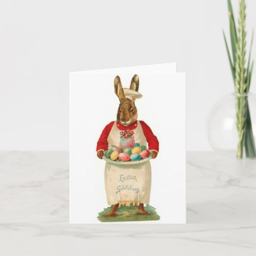 Easter Salutations Vintage Holiday Card