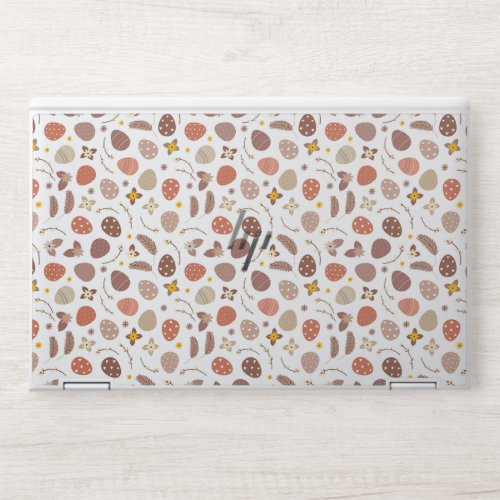 Easter Seamless Design Eggs Pattern HP Laptop Skin