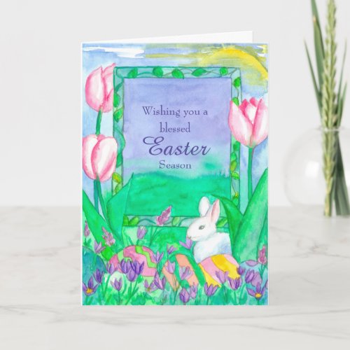 Easter Season Blessings Holiday Card