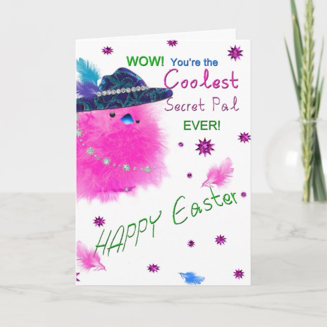 EASTER - SECRET PAL - COOLEST SP EVER HOLIDAY CARD (Front)
