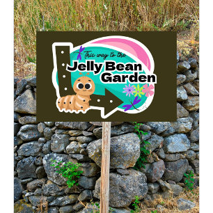 Easter Signage Jelly Bean Garden Party Foam Board