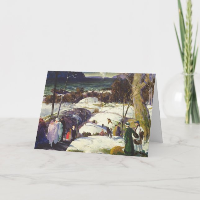 Easter Snow Holiday Card (Front)