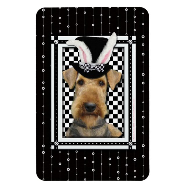 Easter - Some Bunny Loves You - Airedale Magnet (Vertical)