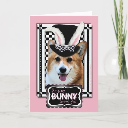 Easter _ Some Bunny Loves You _ Corgi Owen Holiday Card