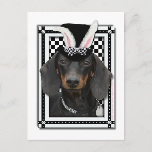 Easter _ Some Bunny Loves You _ Dachshund Holiday Postcard