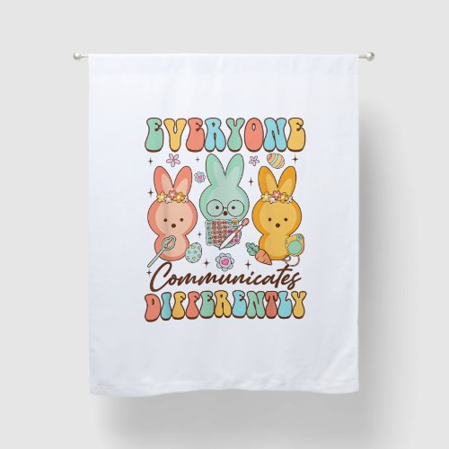 Easter Speech Therapy SLP Everyone Communicates Di Blackout Curtains
