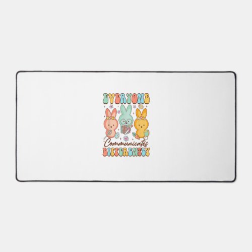 Easter Speech Therapy SLP Everyone Communicates Di Desk Mat