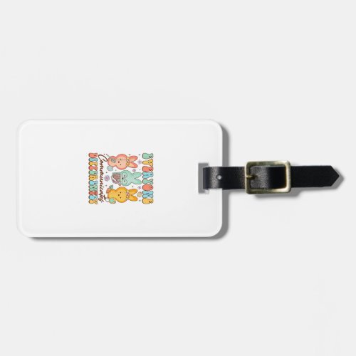 Easter Speech Therapy SLP Everyone Communicates Di Luggage Tag