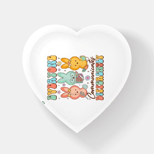 Easter Speech Therapy SLP Everyone Communicates Di Paperweight