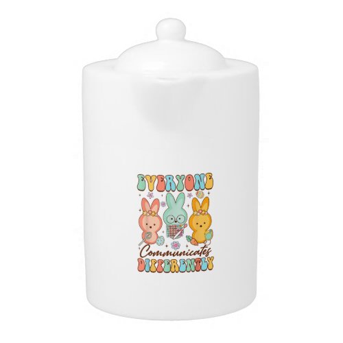 Easter Speech Therapy SLP Everyone Communicates Di Teapot