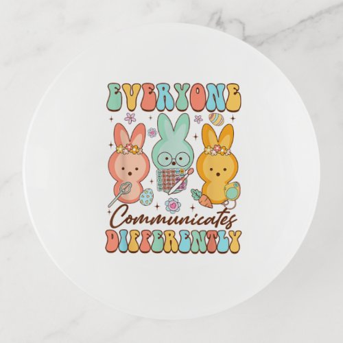Easter Speech Therapy SLP Everyone Communicates Di Trinket Tray