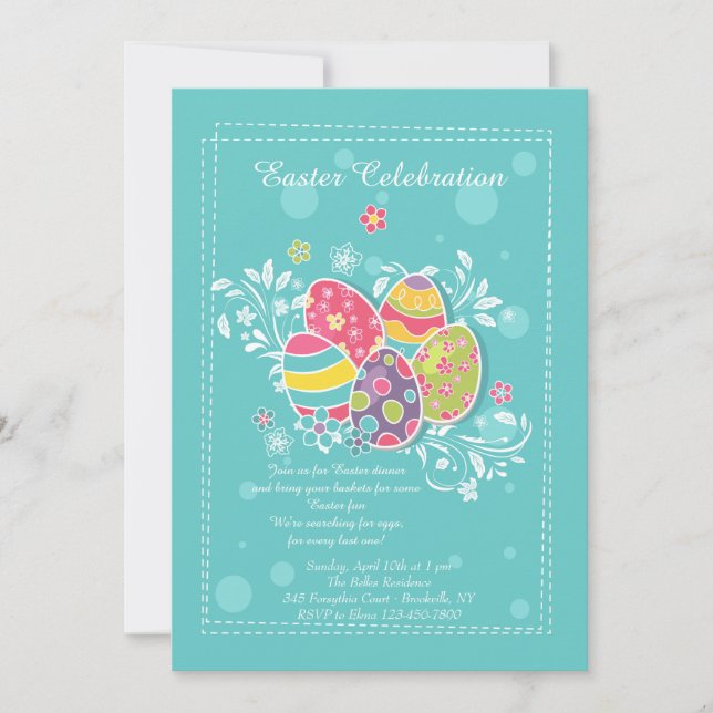 Easter Splendor Invitation (Front)